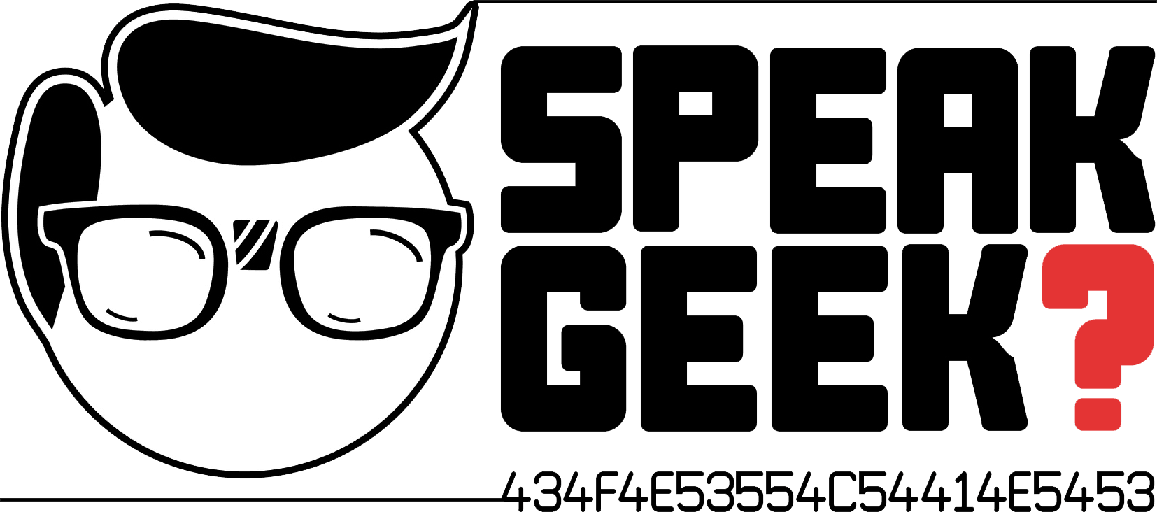 Speak Geek? color logo